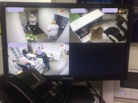 Установка видеонаблюдения в Балашихе в частной клинике